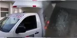 Ayacucho: Sujetos con pasamontañas asaltan ambulancia que llevaba a menor herido [VIDEO]
