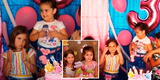 Niña del cumpleaños viral reaparece tras un año de apagar las velas de su hermana [VIDEO]