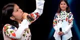 'Mini Pausini' sale de zona confort y sorprende al cantar Chola Soy en rock [VIDEO]