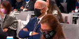 ¿Qué pasó, Mr. President? Joe Biden se quedó dormido en plena Cumbre Climática de Glasgow [VIDEO]