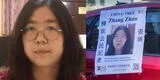 Periodista china que informó sobre el inicio de la COVID-19 en Wuhan está cerca de morir en la cárcel