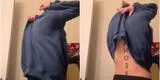 Mujer se tatúa el nombre de su novio en la espalda y se separa de él una semana después [VIDEO]