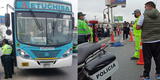 Los Olivos: mujer fallece tras ser atropellada por bus de los 'Chinos' en la Panamericana Norte
