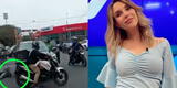 Juliana Oxenford protagonizó fuerte accidente al atropellar a un motociclista en San Isidro