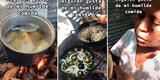 Mujer cocina para 4 personas con 9 soles y se gana la admiración de miles en TikTok [VIDEO]