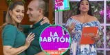 Karla Tarazona y su esposo donan juguetes y 100 kilos de proteínas en 'Babyton' de Maricarmen Marín