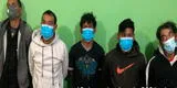Áncash: PNP captura a cinco integrantes de la banda Los Pulpos