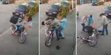 Ladrón intentó robar a una joven, pero vecinos salen en su defensa y lo agarran a golpes [VIDEO]