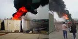 Callao: Bomberos controlan incendio en almacén de la empresa Tralsa[VIDEO]