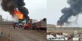Incendio en el Callao: trabajador desaparece tras siniestro en almacén de combustible [VIDEO]