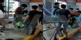 Chincha: Policía es agredido por extranjeros que no usaban correctamente la mascarilla [VIDEO]