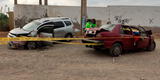 Lurín: un hombre falleció luego que auto chocara contra una camioneta [VIDEO]