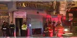 El Agustino: Bomberos apagan incendio en chifa y encuentran a un hombre asesinado [VIDEO]