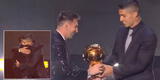 “Mi hermano”: Lionel Messi recibió Balón de Oro 2021 a cargo de Luis Suárez y escena emocionó [VIDEO]