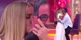 Johanna San Miguel besó EN VIVO a Carlos Carlín: "Qué mañosa" [VIDEO]
