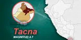 Fuerte sismo de 4.7 alarmó a los pobladores de Tacna, esta tarde [FOTOS]