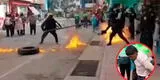 "¡Justicia!": pobladores intentan quemar comisaría donde violador de niña estaba detenido