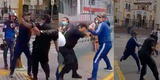 Cercado de Lima: ciudadano extranjero insulta y agrede a policía durante intervención [VIDEO]