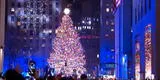 Nueva York: así fue el encendido del árbol de Navidad del Rockefeller Center que emocionó a todos [VIDEO]