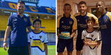 Niño que vendió tortas para pagar su cirugía conoció al plantel de Boca Juniors: "Ejemplo de vida y de lucha" [FOTOS]