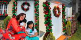 Lesly Castillo muestra la lujosa decoración de Navidad de la casa de juguetes de su hija [VIDEO]
