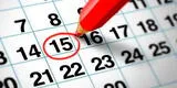 Conoce los días feriados decretados por el gobierno de Pedro Castillo en el mes de diciembre