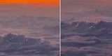 Piloto capta “flota” ovnis sobre el mar del Pacífico y video es viral en redes sociales