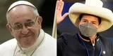Papa Francisco invitó al presidente Pedro Castillo a visitar “prontamente” el Vaticano