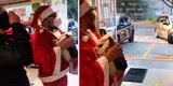 Niña descubre a ‘Papa Noel’ comprando bebida alcohólica y ella le lanza singular advertencia [VIDEO]