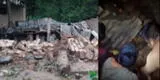 Cusco: dos menores se salvan de morir tras caerle un la pared de su vivienda [VIDEO]