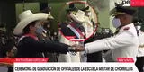 Pedro Castillo protagoniza singular blooper durante ceremonia de graduación de Escuela Militar [VIDEO]