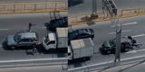 Callao: con metralleta roban y secuestran camión cargado de laptops en la avenida Colonial  [VIDEO]