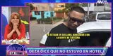 Jean Deza agrede a reportero de Magaly TV, quien le mostró el ampay delante de su novia Gabriela Alava