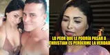 Pamela Franco advierte a Christian Domínguez, y él se ríe: “Lo peor que le podría pasar es perderme”