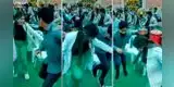 Amigos sacan los pasos prohibidos bailando huayno en fiesta patronal con banda en vivo [VIDEO]