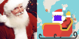 Navidad: conoce la plataforma que sigue el recorrido de Papá Noel desde el Polo Norte