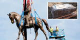 Descubren 'cápsula del tiempo' de hace más de 130 años debajo de una estatua en EE.UU. [FOTO]