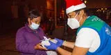 Navidad 2021: ciudadanos que viven en la calle reciben cenas navideñas en el Cercado de Lima