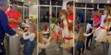 Fabio Agostini asusta a su pequeña prima con una muñeca de Annabelle: "Feliz Navidad" [VIDEO]