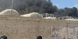 SJM: se registra voraz incendio en almacén de la urbanización Las Praderas