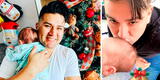 Deyvis Orosco se mostró conmovido al pasar su primera Navidad junto a su primer hijo [VIDEO]