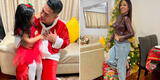 César Vega pasó la Navidad junto a Suu Rabanal y se disfrazó de Papá Noel para sorprender a su hija