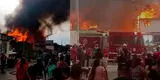 Callao: incendio de gran magnitud consume siete viviendas en la Av. Gambeta Ata [VIDEO]