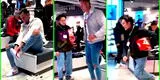 Fabio Agostini hace cruel broma a vendedor de zapatillas, se las pone y huye de la tienda [VIDEO]
