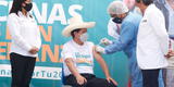 Pedro Castillo recibió la tercera dosis de la vacuna contra el COVID-19