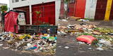 La Victoria: avenida Aviación amanece repleta de basura tras celebraciones de Año Nuevo