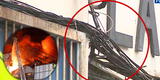 Mesa Redonda: corto circuito en cables clandestinos habrían sido el principal causante del incendio