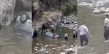 Carretera Central: Dos personas fallecen tras el despiste y caída de su vehículo a un barranco [VIDEO]