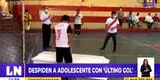 Chanchamayo: amigos de adolescente fallecido lo despiden realizando un gol con su ataúd [VIDEO]