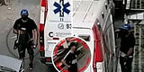 En plena tercera ola: delincuentes desmantelan ambulancia destinada para atender pacientes COVID